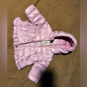 authentic moncler baby pink puffer